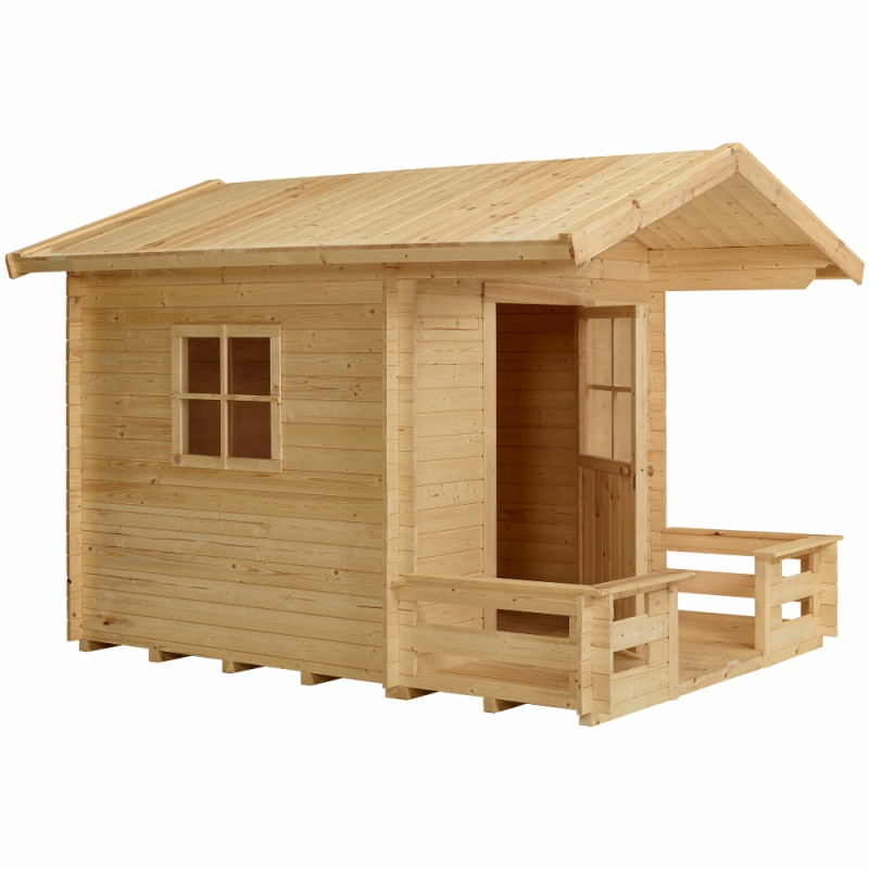 Plus Legehus 182ã 161     72   Terrasse Ubehandlet Inkl  Tagpap 167440-