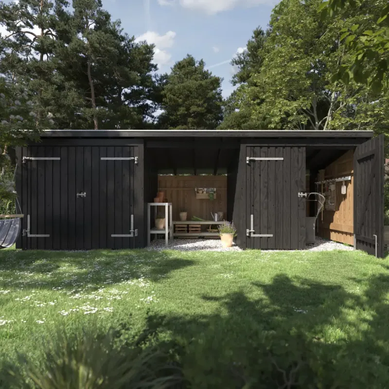 Plus Nordic Multi Havehus 14      Moduler     Dobbeltdøre   åben Front 168592-