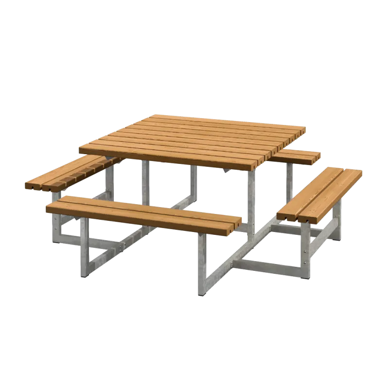 Plus Picnic Bord Bænkesæt 200   Teak 188810-17