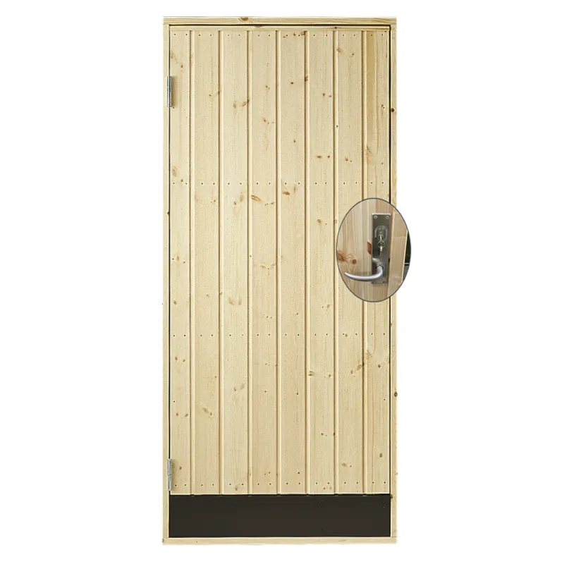 Plus Udhusdør Panel Inkl  Karm Montagesæt   78     187     393100-