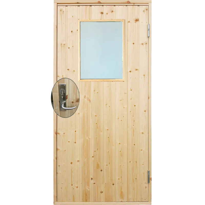 Plus Udhusdør Std Panel Vindue Inkl Karm Montagesæt 88 197 393530-