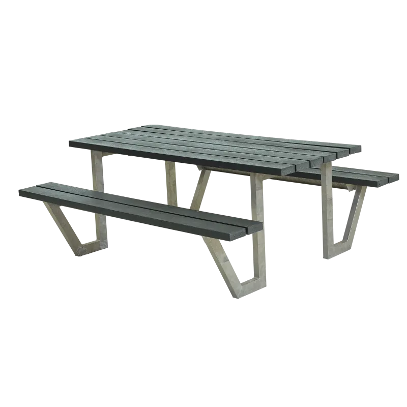 Plus Wega Bord Bænkesæt 177   Retex Grå 187710-38