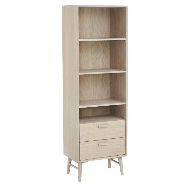 Furnhouse Porto Bogreol Egetræs Finér 60x40x187cm