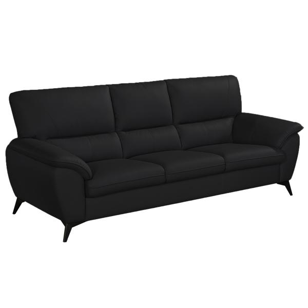 Homeville Preston   Pers  Læder Sort 211x95x89cm