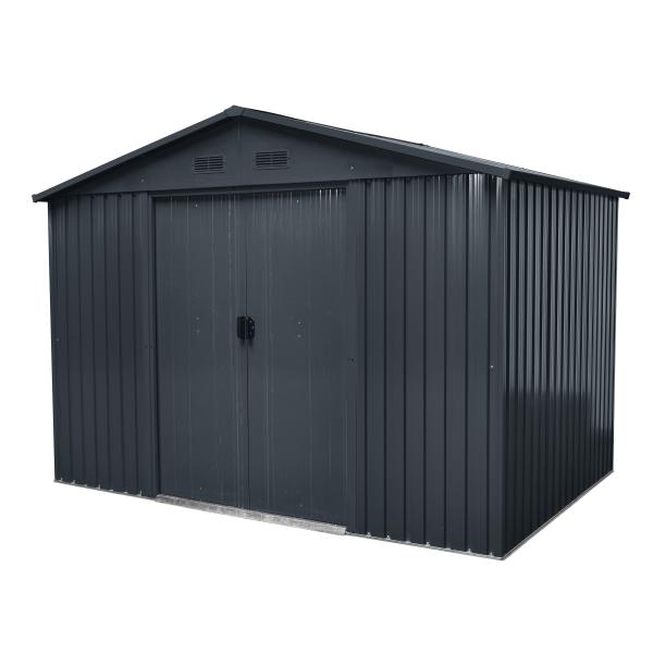 Workmann Redskabsskur Stål Antracit   2m2 238x301x214cm
