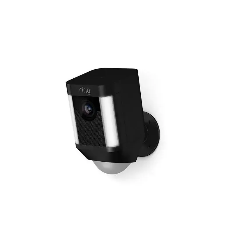 Ring Spotlight Overvågningskamera - Batteri, Sort Tilbud