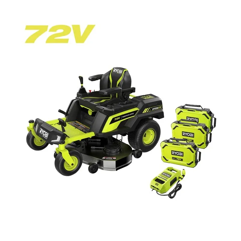 Ryobi 72v Kulfri 137 Zero Turn Plæneklipper Ry72ztrx137-310