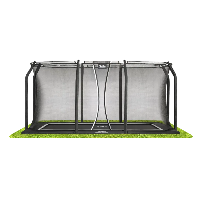 Salta Trampolin Royal Baseground 305x214 Sort Inkl Sikkerhedsnet 805-831