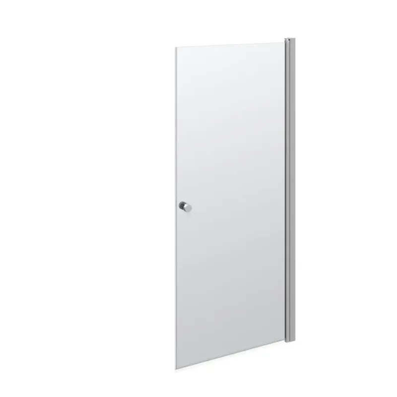 Scanbad Brusedør 87-89 Satin Klar200cm