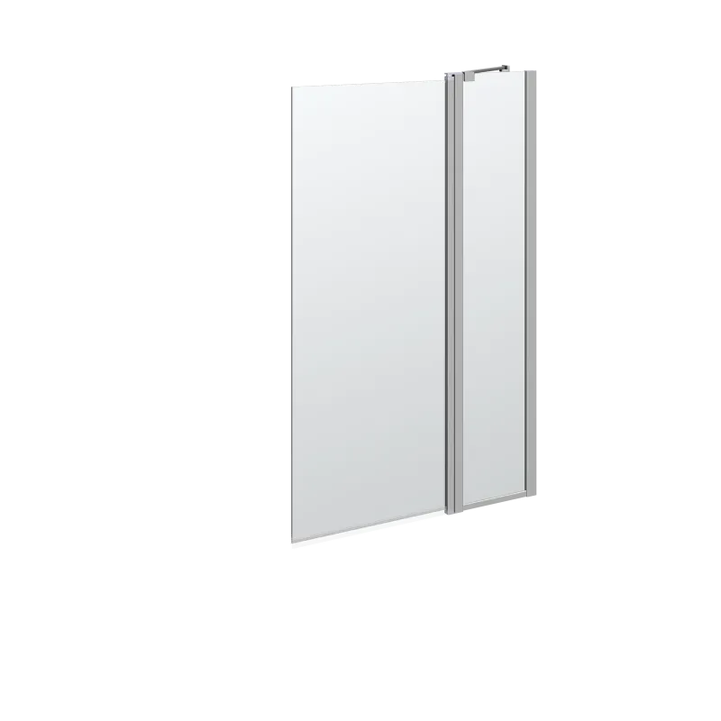 Scanbad Match Badekarsdør   Sidepanel  :155x95-97   Satin Klar  Satin
