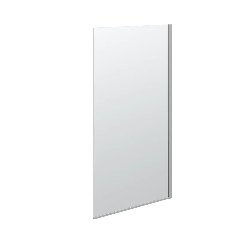 Scanbad Match Fast Væg  :197 5x97-99   Satin Klar  Satin