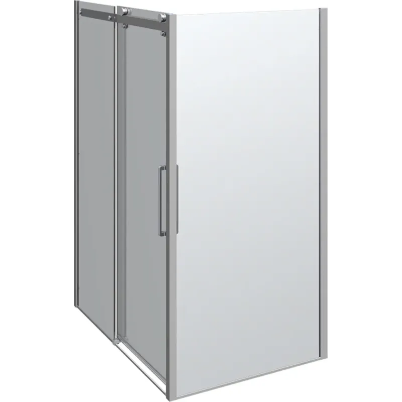 Scanbad Deluxe Skydedør med Sidepanel – Elegant Design