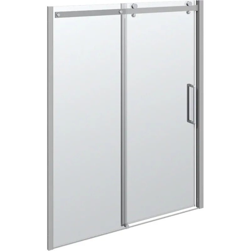 Scanbad Deluxe Skydedør Sæt 160 cm – Elegant Krom Finish