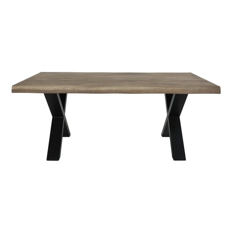 Sofabord   Smoked Olieret   Med Bølget Kant 120x70xh50   2101560