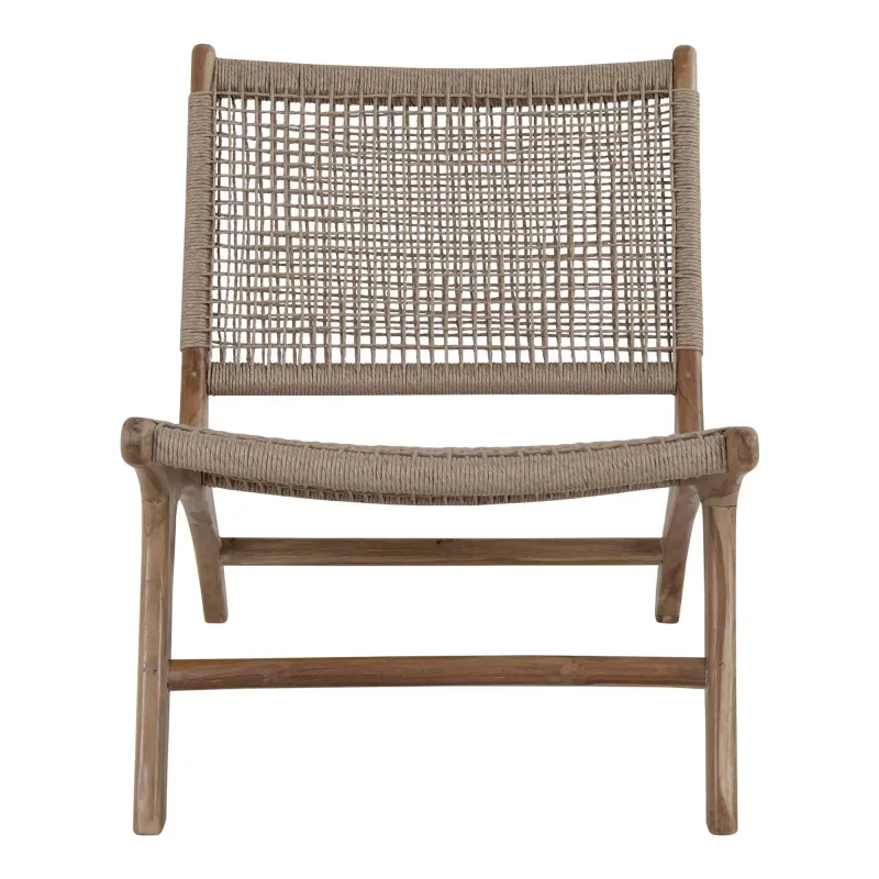 Stol   Teaktræ   Polyrattan 1101500