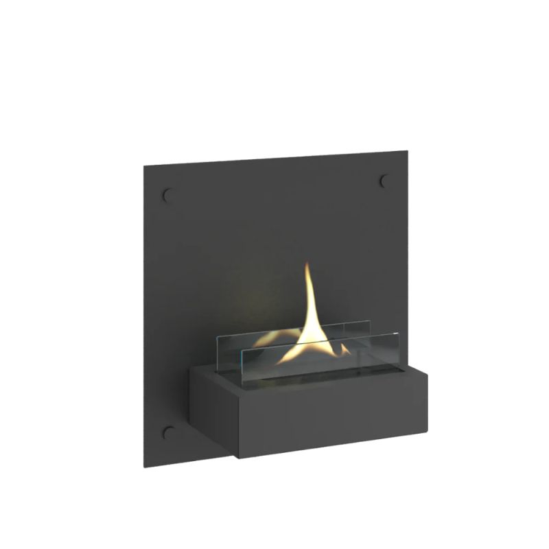 Tenderflame Solo 90 Sort - Elegant vægbiopejs til hjemmet