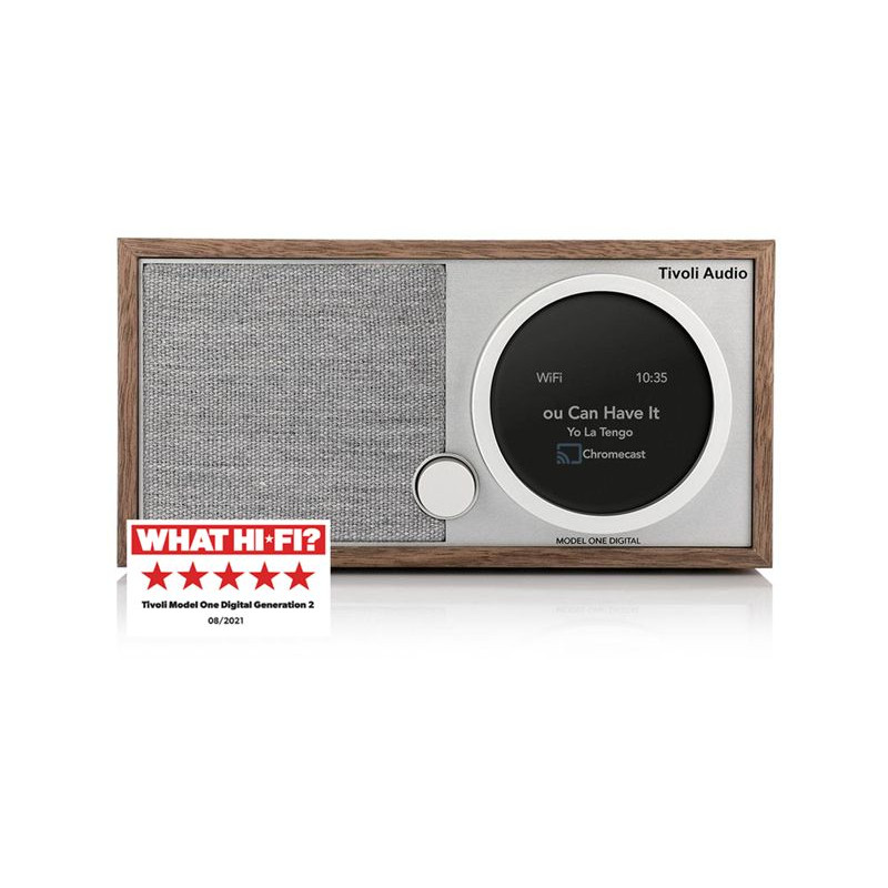 Tivoli Audio Model One Digital  Gen2  Walnut Grey Dab   Radio Med  -    Bluetooth