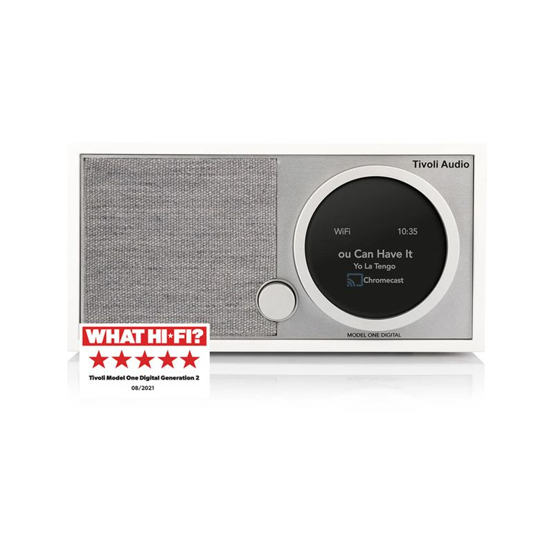 Tivoli Audio Model One Digital  Gen2  White Grey Dab   Radio Med  -    Bluetooth