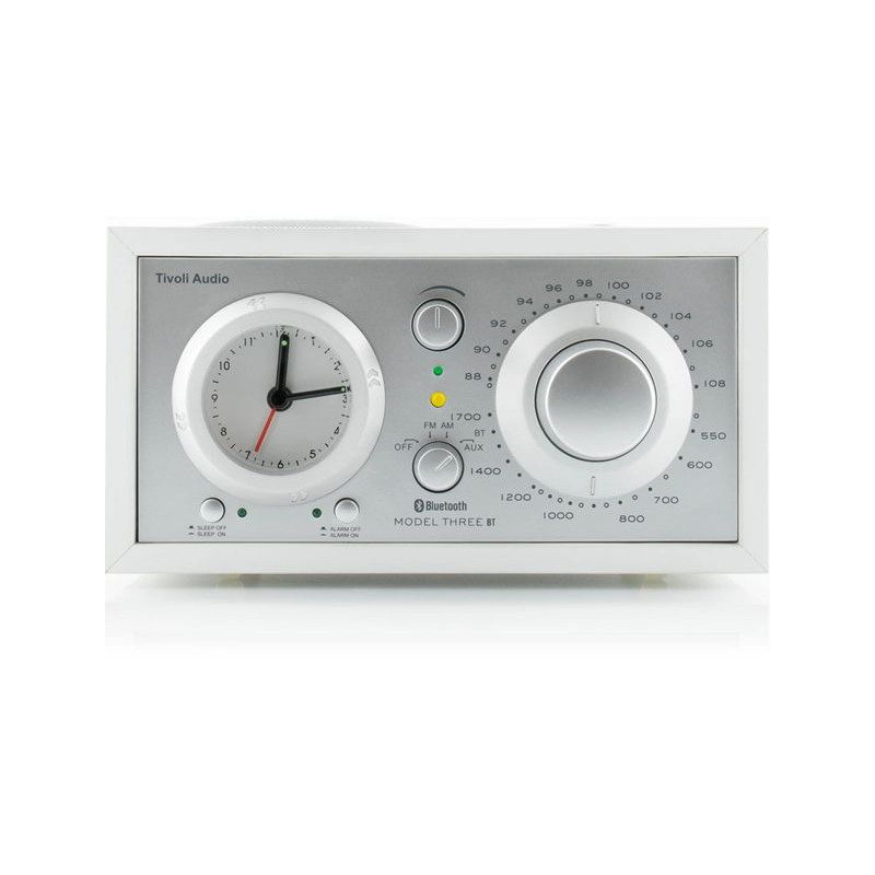 Tivoli Audio Model Three   Usb  White Silver Dab   Radio Med Bluetooth