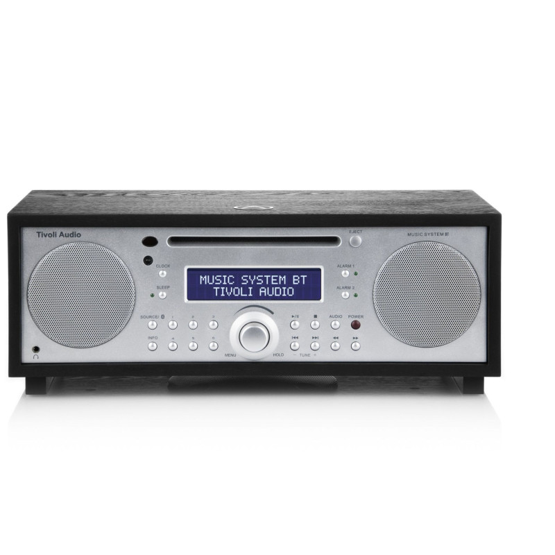 Tivoli Audio Music System   Black Ash Silver       Aux Bluetooth Hifi System
