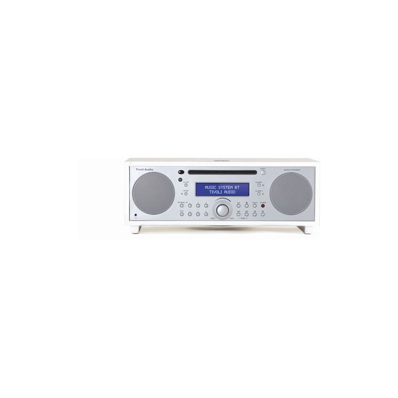 Tivoli Audio Music System   White Silver       Aux Bluetooth Hifi System