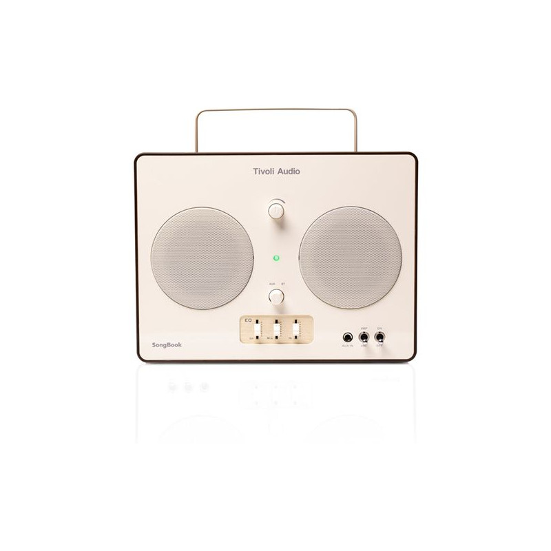 Tivoli Audio Songbook  Cream Brown Analog   Aux   Forforstærker Bluetooth Højtaler