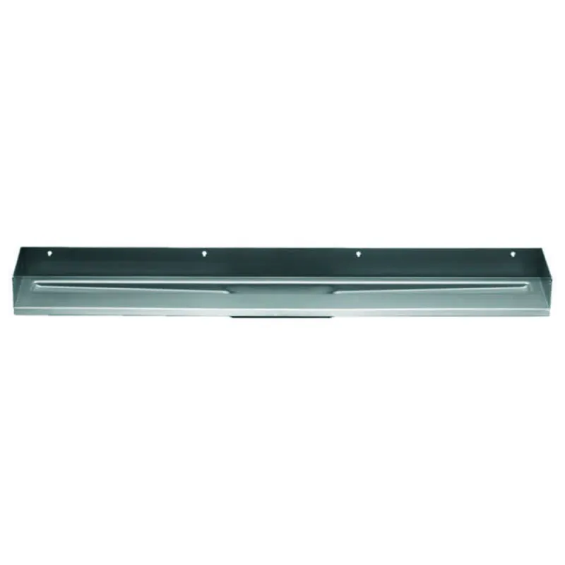 Unidrain Afløbsarmatur 900mm  Linje  Tre Vægflanger Børstet Stål