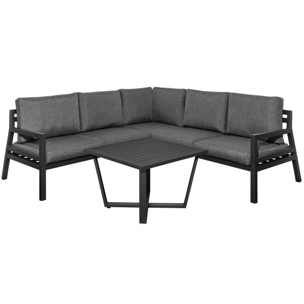 Homeville Velas Loungesæt Sort