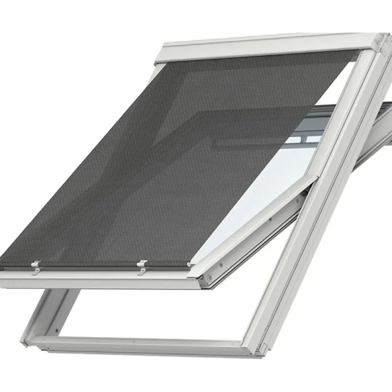 Velux Udvendigt Solgardin Manuel Sol Mørklæggende Sort Sss Mk06 0000sa