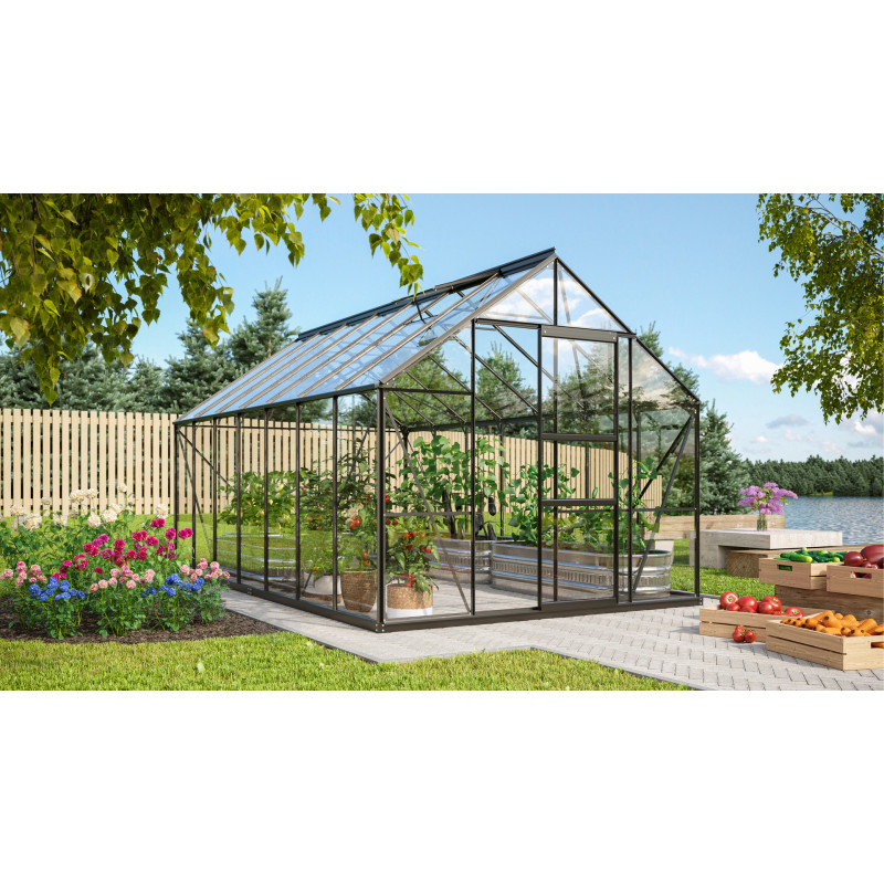 Vitavia Merkur 11500 Drivhus med Hærdet Glas - Black Friday!