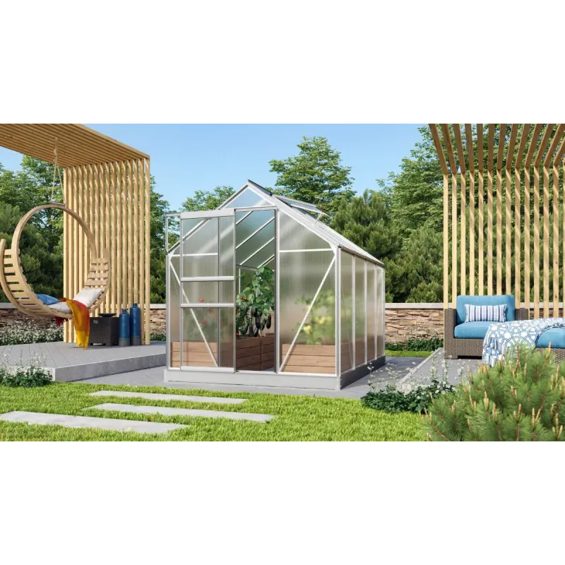 Vitavia Venus 5000 Alu Drivhus 4mm Poly Sokkel