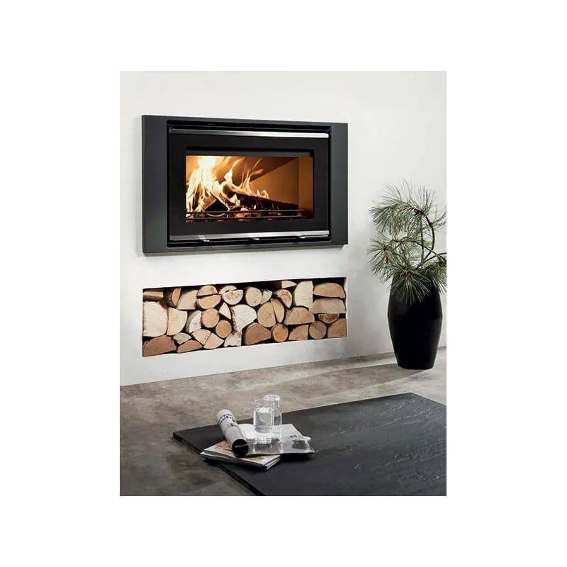 Westfire Pejseindsats Uniq 32  -glasfront  Bred Ramme  Brændeovn