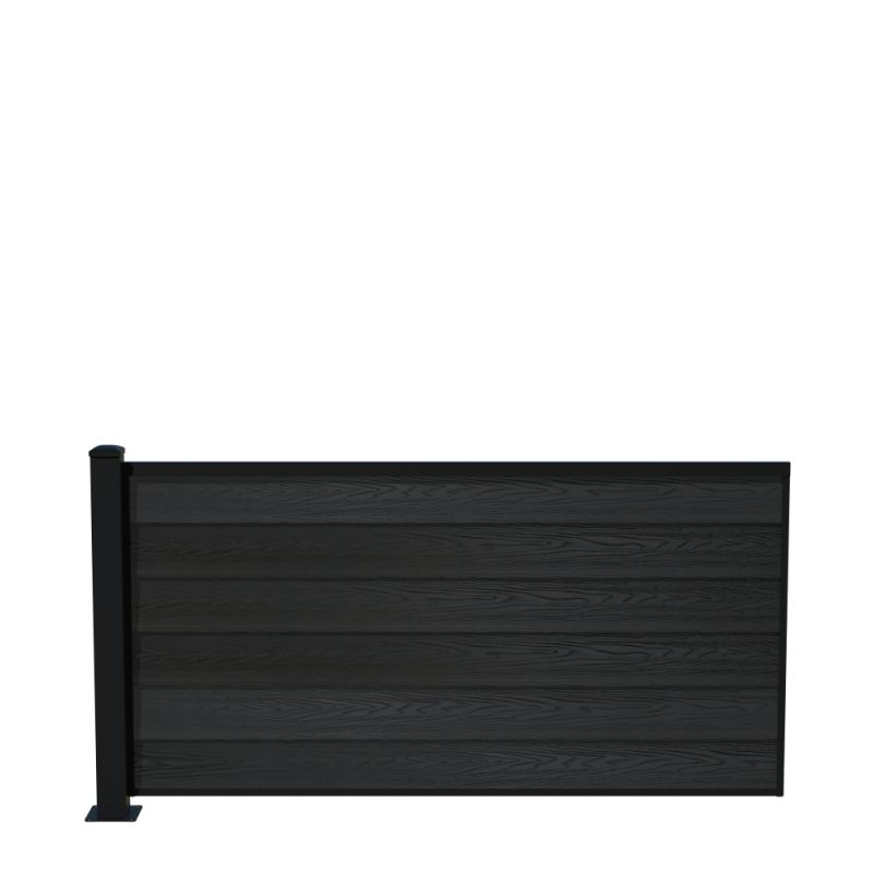 Wimex Glyngøre Royal T90 Komposithegn - Sort 180x180 cm