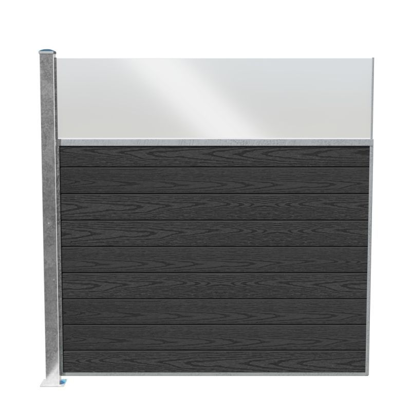 Wimex Hegn med Glas Fur Classic T180 - Koksgrå Elegance