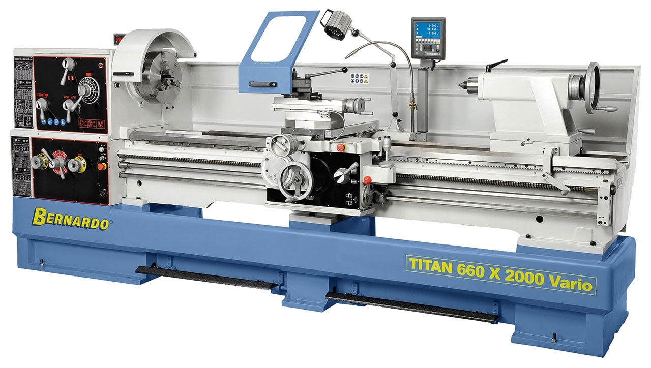 Metal Drejebænk Titan 800   3000 Vario 3x400v