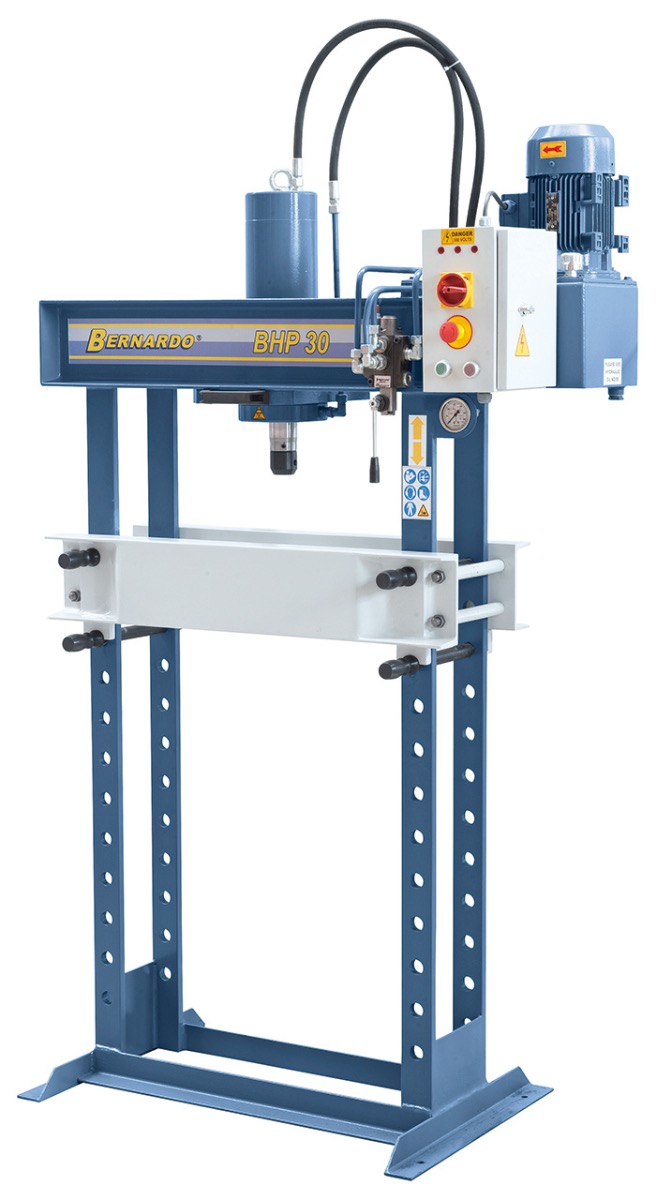 Hydr  Værkstedspresse Med Flytbar Cylinder Bernardo Bhp 30