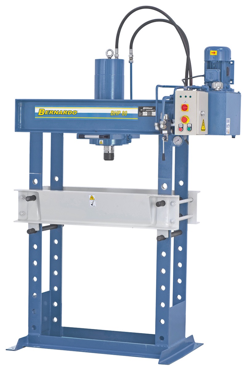 Hydr  Værkstedspresse Med Flytbar Cylinder Bernardo Bhp 80