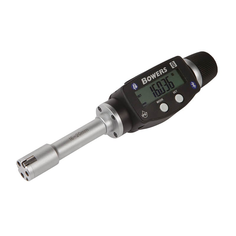 Bowers Xtd16m Digitalt Mikrometer 16-20 mm med Kontrolring