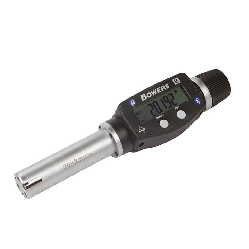Bowers Xtd20m Digital Mikrometer 20-25 mm med Kontrolring