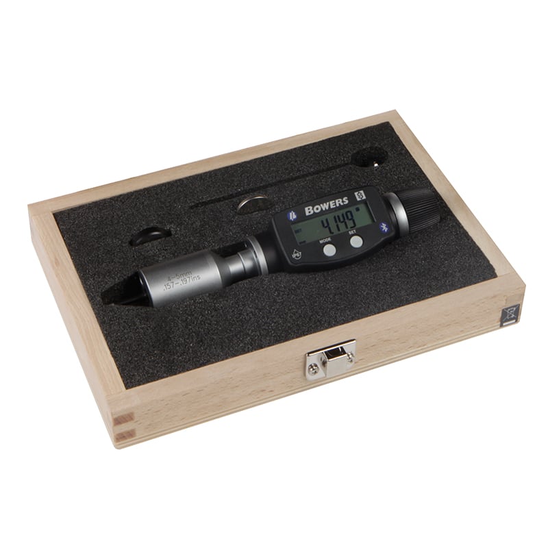 Bowers Sxtd4m Digital Mikrometer Sæt 10-20 mm med Bluetooth