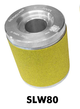 Slipevalse Diameter ø80   For 30   Spindel