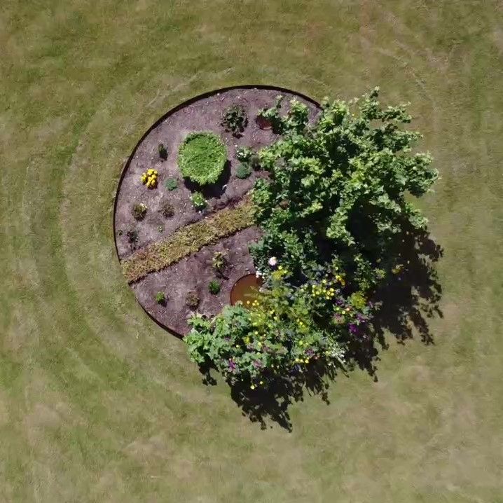 Rundt Højbed   4mm Cortenstål  ø335cm 50