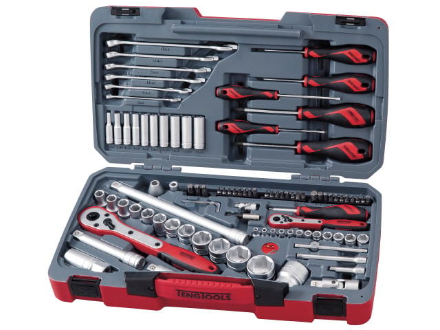 Topnøglesæt  Med     Quot        Quot  4kt-tilslutning Teng Tools Tm095