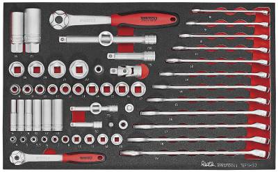 Værktøjssæt med 57 dele fra Teng Tools - Fantastisk tilbud!