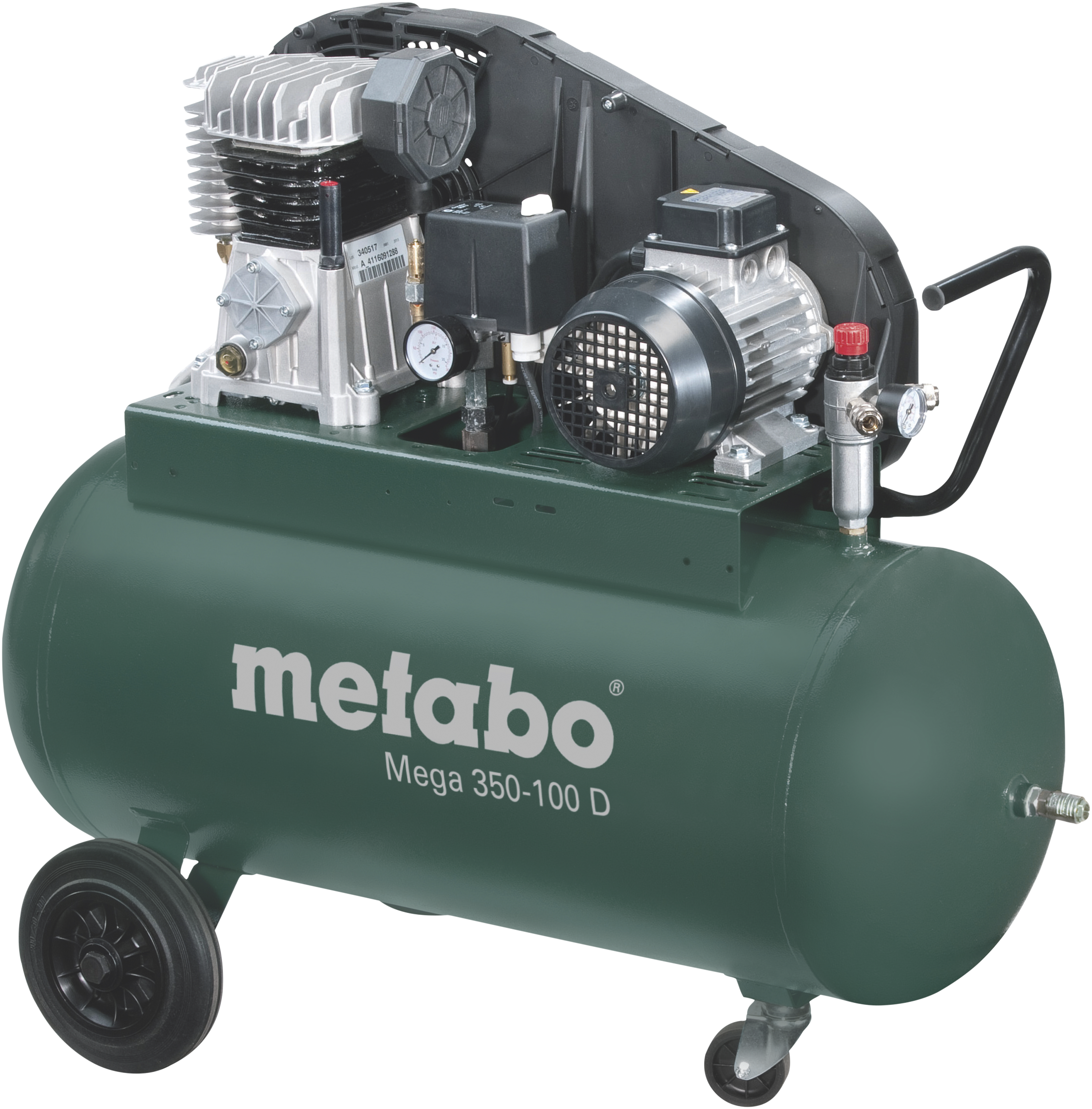 Kompressor Megaâ 330-100â   10bar 250ltr Min 230v