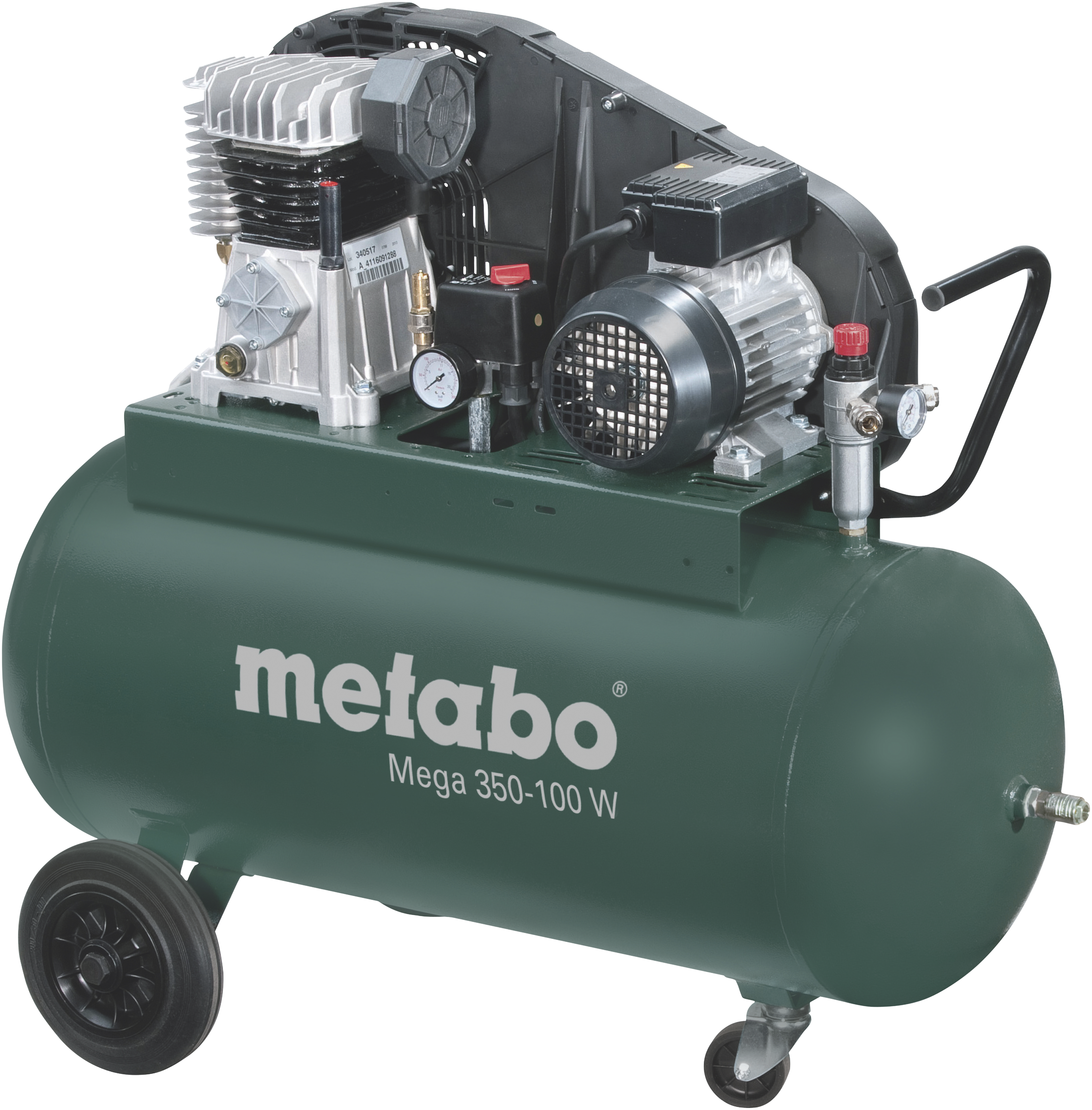 Kompressor Megaâ 330-100â   10bar 220ltr Min 230v