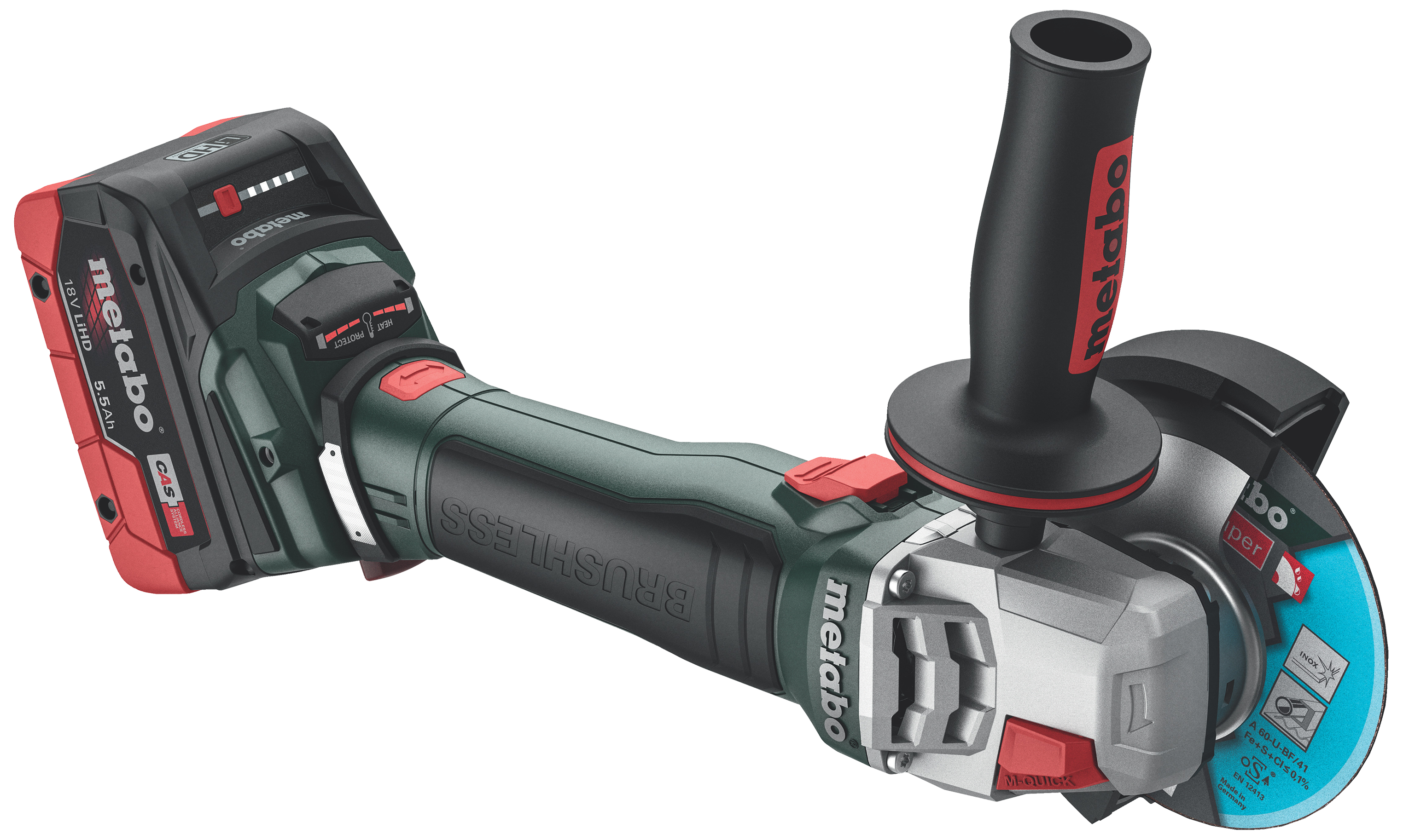 Vinkelsliber 125mm Wb18lt Bl11-125     2ã 18v   5ah