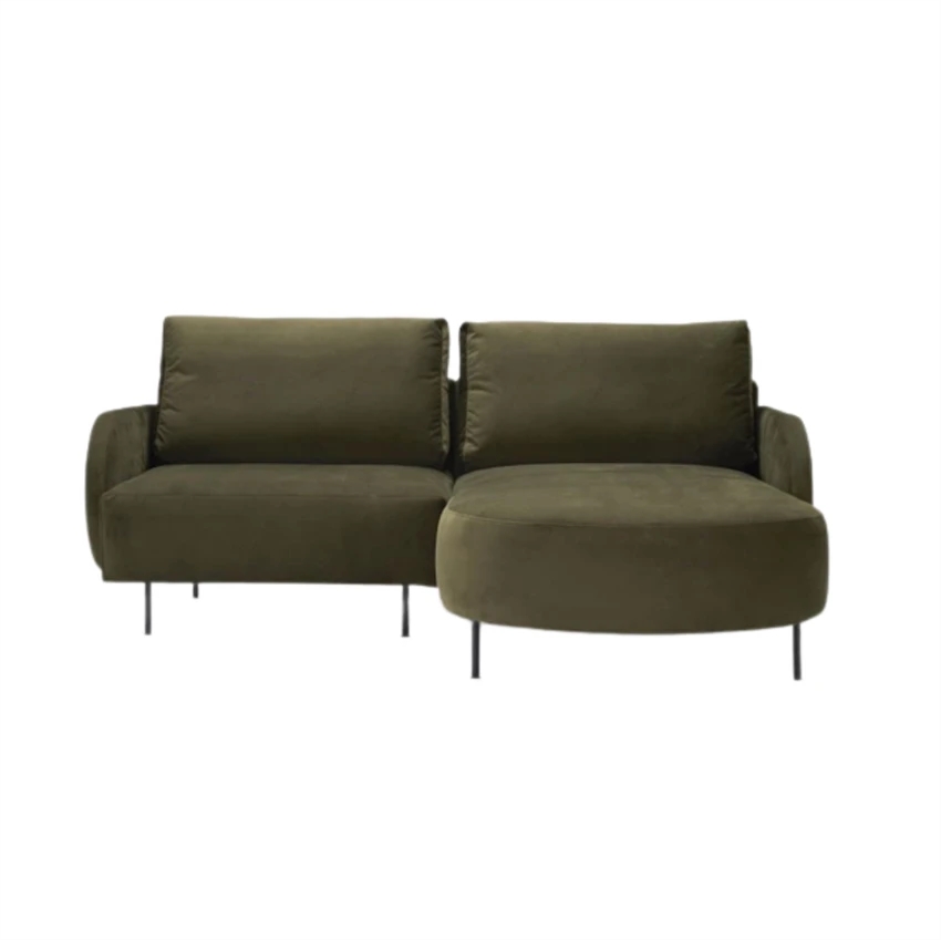 Nordly Nabran Sofa    Chaiselong    Personers Grøn Sofa 192     82     186     Møbelsalg