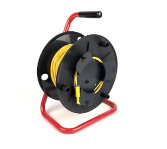 Prøveledning   Kabeltromle Kat   50m Gul    0mm2