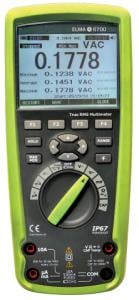 Elma 6700   Sand Rms Multimeter  Ip67   Indbygget Datalogger